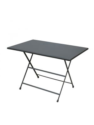 Arc En Ciel rectangular table steel structure suitable for outdoor by Emu online sales