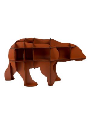 Junior Bear Shape Bookcase Laminated Structure by Ibride Online Sales