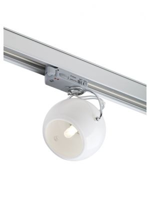 Sales Online Beluga White D57 J15 Ceiling Lamp with White Blown Glass Diffuser by Fabbian