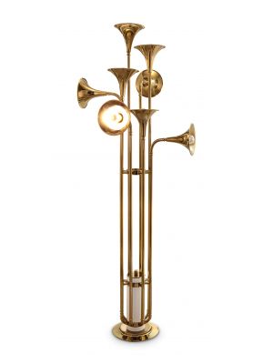 Botti F Floor Lamp Brass Structure by DelightFULL Online Sales