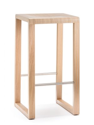 Brera 387/388 stool wooden structure by Pedrali online sales