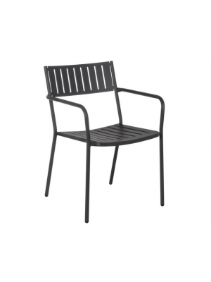 Bridge 147 chair with armrests steel structure suitable for contract use by Emu online sales