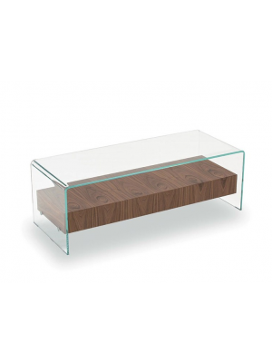 Sales Online Bridge with Drawer Coffee Table Glass Structure by Sovet.