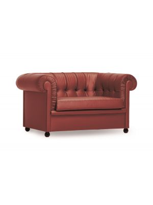 Bristol 301 High-end Chester Armchair Leather Coated by Baleri Italia Online Sales