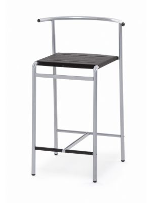 Cafè Chair Kitchen Stool Steel Structure Lasten Seat by Baleri Italia Online Sales