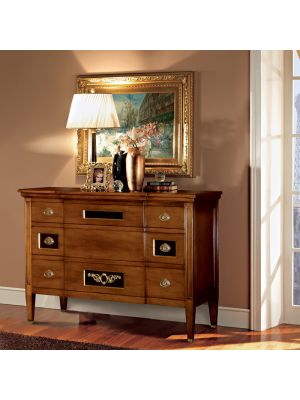 Louvre Classic Luxury Dresser Walnut Made in Italy by Bianchi Mobili Sales Online