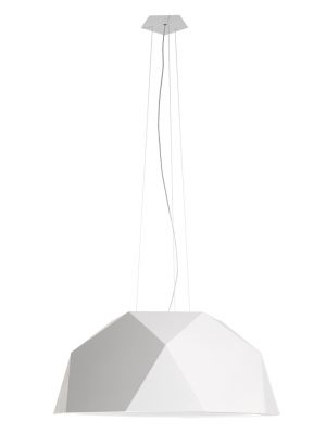 Sales Online Crio D81 A03 Ceiling Lamp Cover in Mat White Painted Aluminium by Fabbian