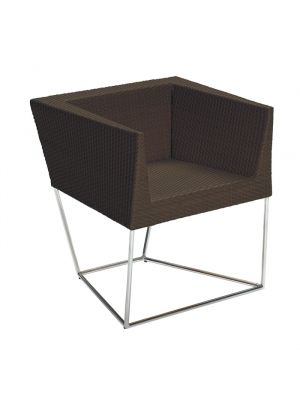 Sales Online Cuba 6513 Stainless Steel Structure and Wicker Seat by Emu.