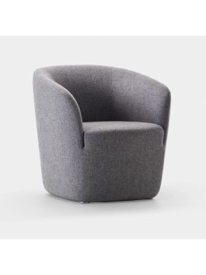 Dep 8401 small armchair coated in fabric suitable for contract by LaCividina buy online