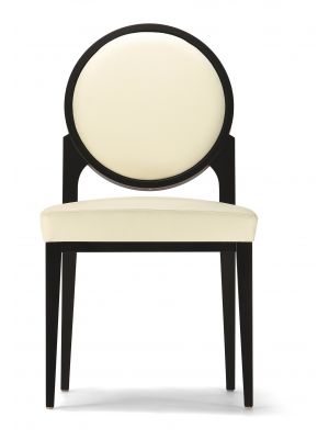Dolcevita S Chair Wooden Frame Leather Seat by Cabas Online Sales