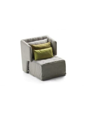 Dorsey Armchair Bed Upholstered Coated with Fabric by Milano Bedding Sales Online