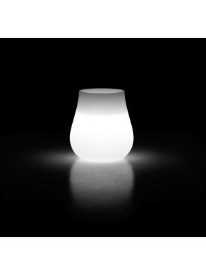 Drop Light luminous vase polyethylene structure suitable for contract use by Plust online sales