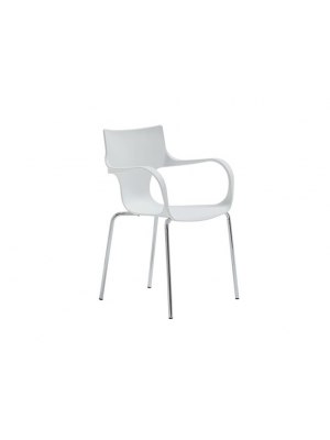 Sales Online Flûte 4 Legs Chair Polypropylene Seat Steel Structure by Sovet.