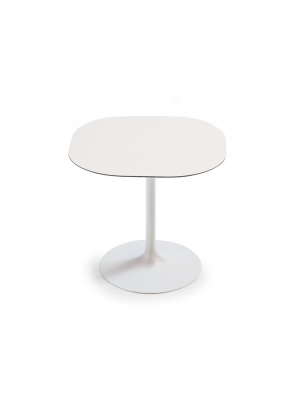 Sales Online Flûte H. 47 Coffee Table Glass Top with Metal Base by Sovet.