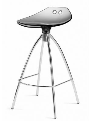 Frog Stool Polycarbonate Seat and Chromed Steel Structure by Scab Online Sales