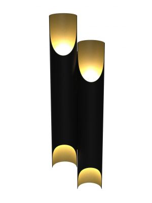 Galliano 2 Wall Lamp Steel Structure by DelightFULL Online Sales