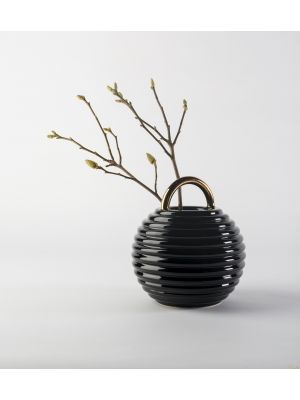 Grasso Plain round ceramic vase Stephen Burks design by BD Barcelona buy online
