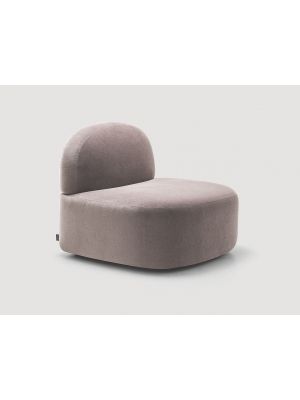 Guest 9000 sectional armchair fabric coated suitable for contract by LaCividina buy online