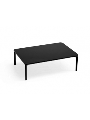 Sales Online Slim 8 H.37 Coffee Table Aluminum Legs Tempered Glass Top by Sovet.