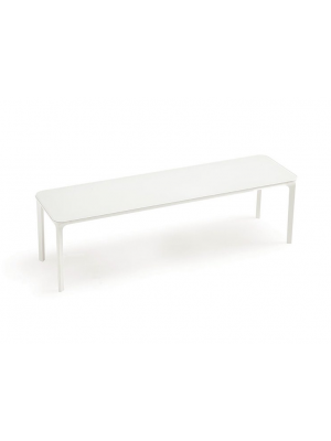 Sales Online Slim 8 H.46 Coffee Table Aluminum Legs Tempered Glass Top by Sovet.