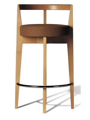 Grandhotel SG Stool Wooden Frame Fabric Seat by Cabas Online Sales