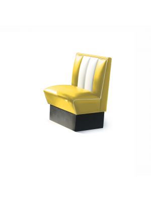 HW-70 Single Booth Wooden Base Seat Coated with Ecoleather by Bel Air Buy Online