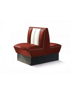 HW-70DB American Style Booth Wooden Base Coated with Ecoleather by Bel Air Sales Online