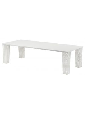 Ivy rectangular table steel base steel top suitable for outdoor use by Emu online sales