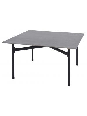 Kira 690 square table aluminum base gres porcelain top by Emu online sales