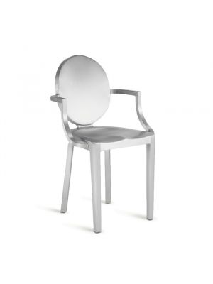 Sales Online Kong Armchair Emeco Design Philippe Stark Original 100% Aluminium