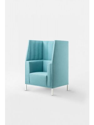 Kontex ASP soundproof armchair fabric coated metal feet by Kastel online sales