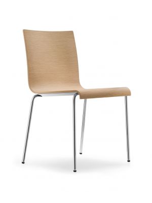Kuadra XL 2413 chair steel legs plywood seat by Pedrali online sales