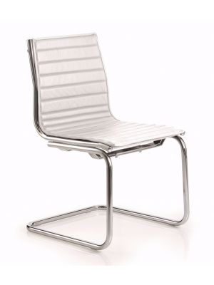 Light 16080 Waiting Chair Steel Structure Leather Seat by Luxy Online Sales