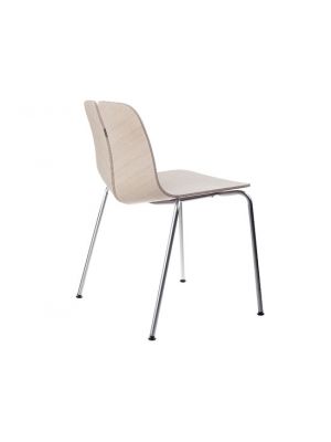Link Chair Wooden Seat Metal Legs by La Palma Online Buy