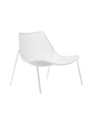 Round 469 lounge armchair steel structure suitable for outdoor use by Emu buy online