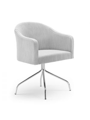 Sales Online Luna P2 Armchair Steel Structure Upholstered Polyurethane by SedieDesign.
