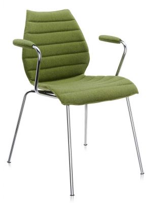 Maui Soft Modern Chair Fabric Seat by Kartell Online Sales