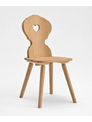 Monaco chair wooden structure tyrolean style by Sipa buy online on www.sedie.design