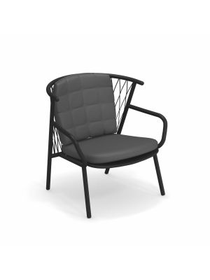 Nef 629 high design armchair aluminum frame suitable for outdoor use by Emu online sales on www.sedie.design now!