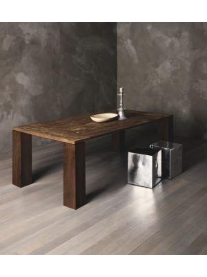 Noa Table Aluminum Legs Wooden Top by elite, TO BE Online Sales