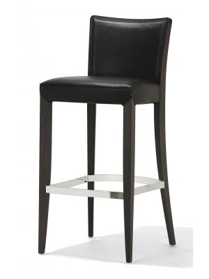 Nobilis SGL Stool Wooden Frame Leather Seat by Cabas Online Buy