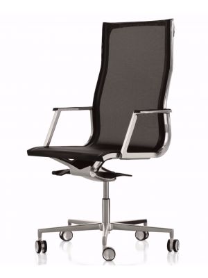 Nulite 24040 Executive Chair Aluminum Base Mesh Seat by Luxy Online Sales