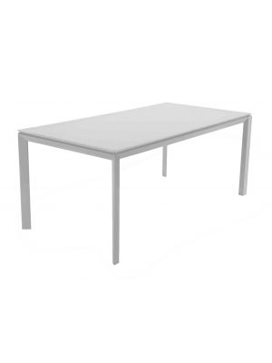 Orion 1 Table Steel Structure Glass Top by Sintesi Online Buy