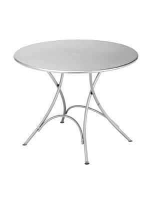 Pigalle 904 folding round table steel structure suitable for contract use by Emu online sales