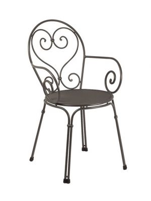 Pigalle 910 stackable chair steel structure suitable for contract use by Emu buy online