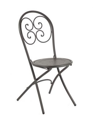 Pigalle 924 folding chair steel structure suitable for outdoor use by Emu buy online