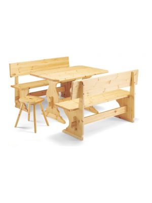 PIZ 150 Bench in Solid Pine Wood by SedieDesign Online Sales