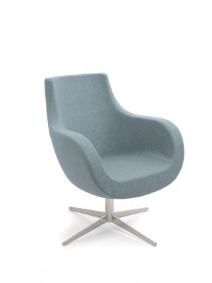 Boston MC Semi-Finished Armchair Polyurethane Seat Steel or Wooden Base by CS Sales Online