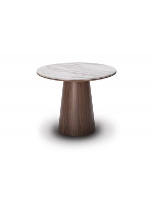 Please Table in Walnut Wood and Calacatta Marble by Montina Online Shop