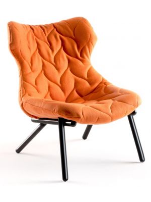 Foliage Armchair Metal Structure Seat in Wool or Fabric by Kartell Online Sales